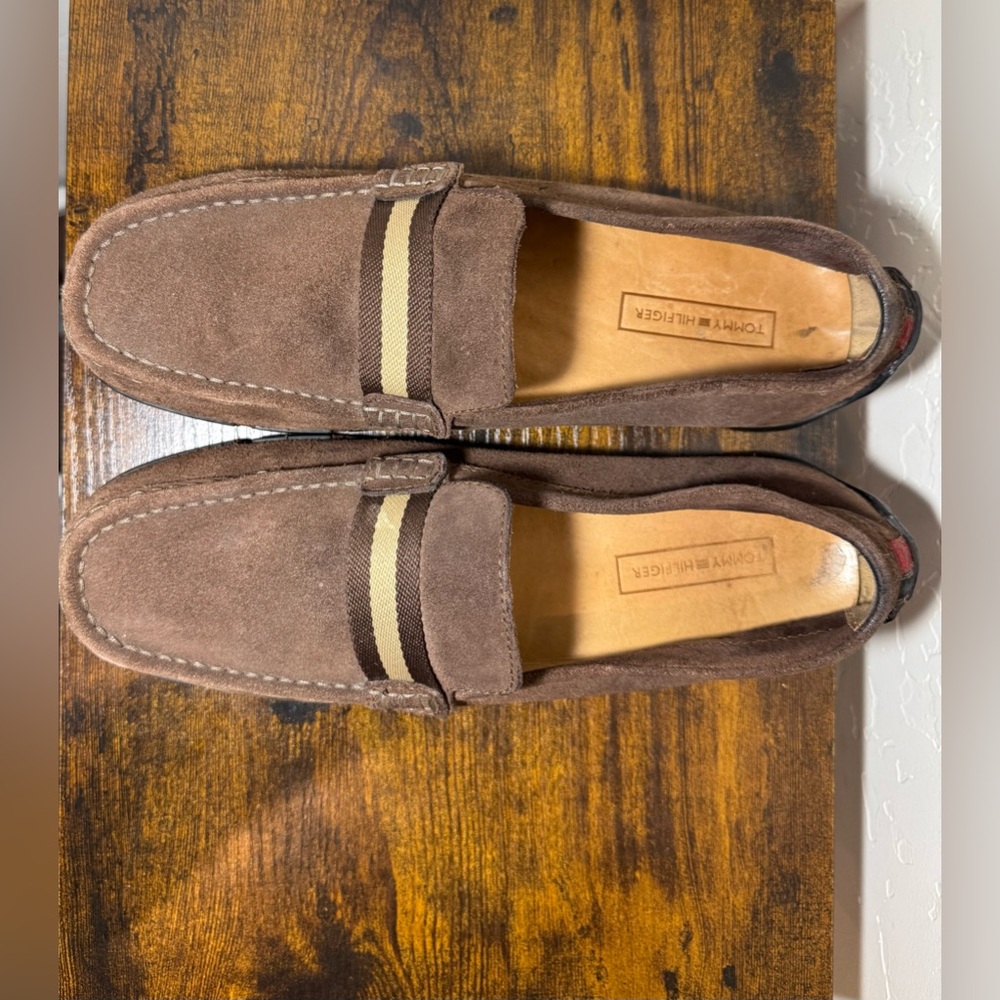 Tommy Hilfiger Suede Men's Loafers. Men's Size 9.5 - Picture 3 of 7